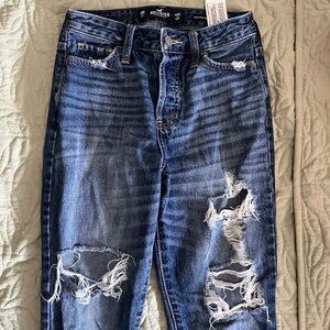 Hollister Distressed Blue Jeans